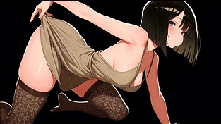 《女孩 | 深色背景 | 深色与彩色版本 | 4K》 动态壁纸 | 作者：Massiv