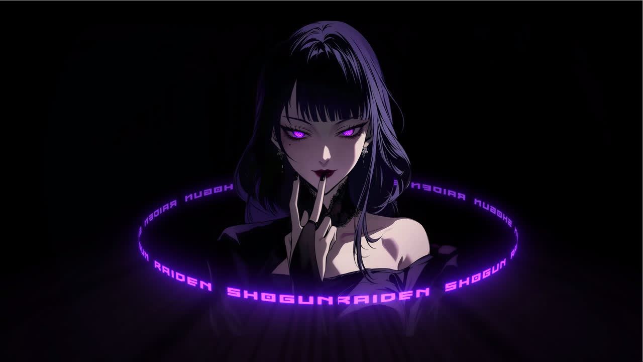 暗黑紫瞳少女
