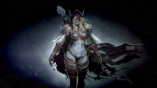 world of warcraft Sylvava 动态壁纸 | 作者：Kira Nightly