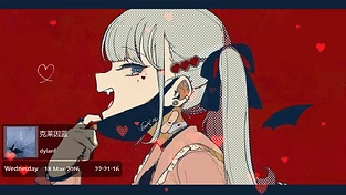 吸血鬼初音未来 动态壁纸 | 作者：V1RTUALRA1N