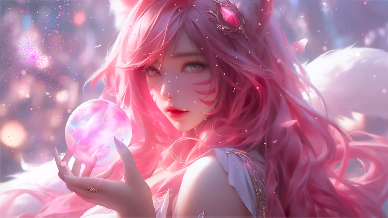 粉色阿狸 | 《英雄联盟》4K