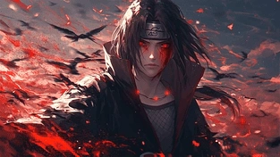 宇智波鼬 | 《火影忍者》4K 动态壁纸 | 作者：Gwynbleidd