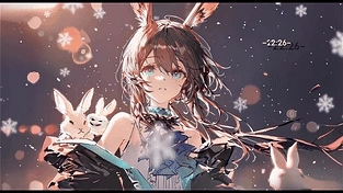 Amya-雪落 动态壁纸 | 作者：输了去路广_Dyer