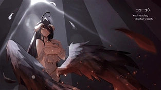雅儿贝德《OVERLORD》4K 动态壁纸 | 作者：moze-miao