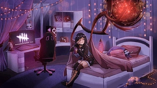 《黎明杀机》主题房间 动态壁纸 | 作者：Hex: RUWUin