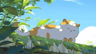 困倦的猫 动态壁纸 | 作者：Hanna_Montana77
