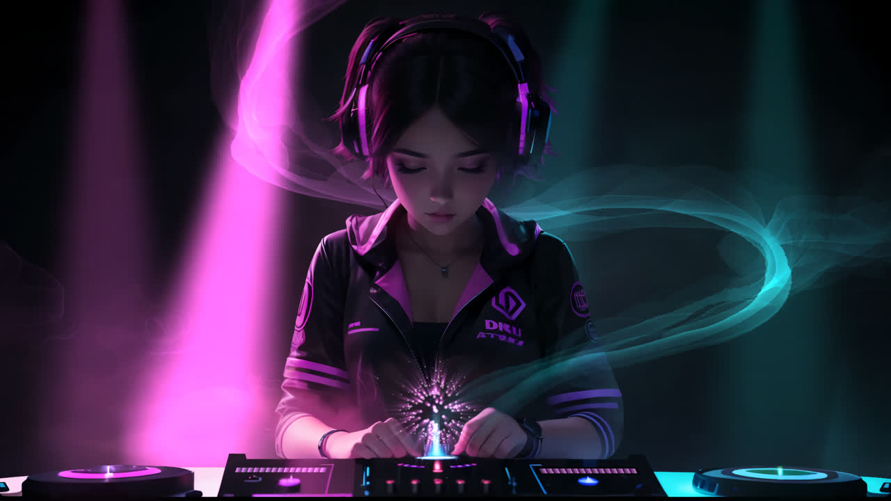 AI DJ 女孩【4K】