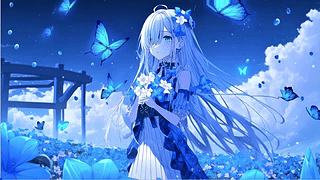 蓝翼天使 [4K动态壁纸]