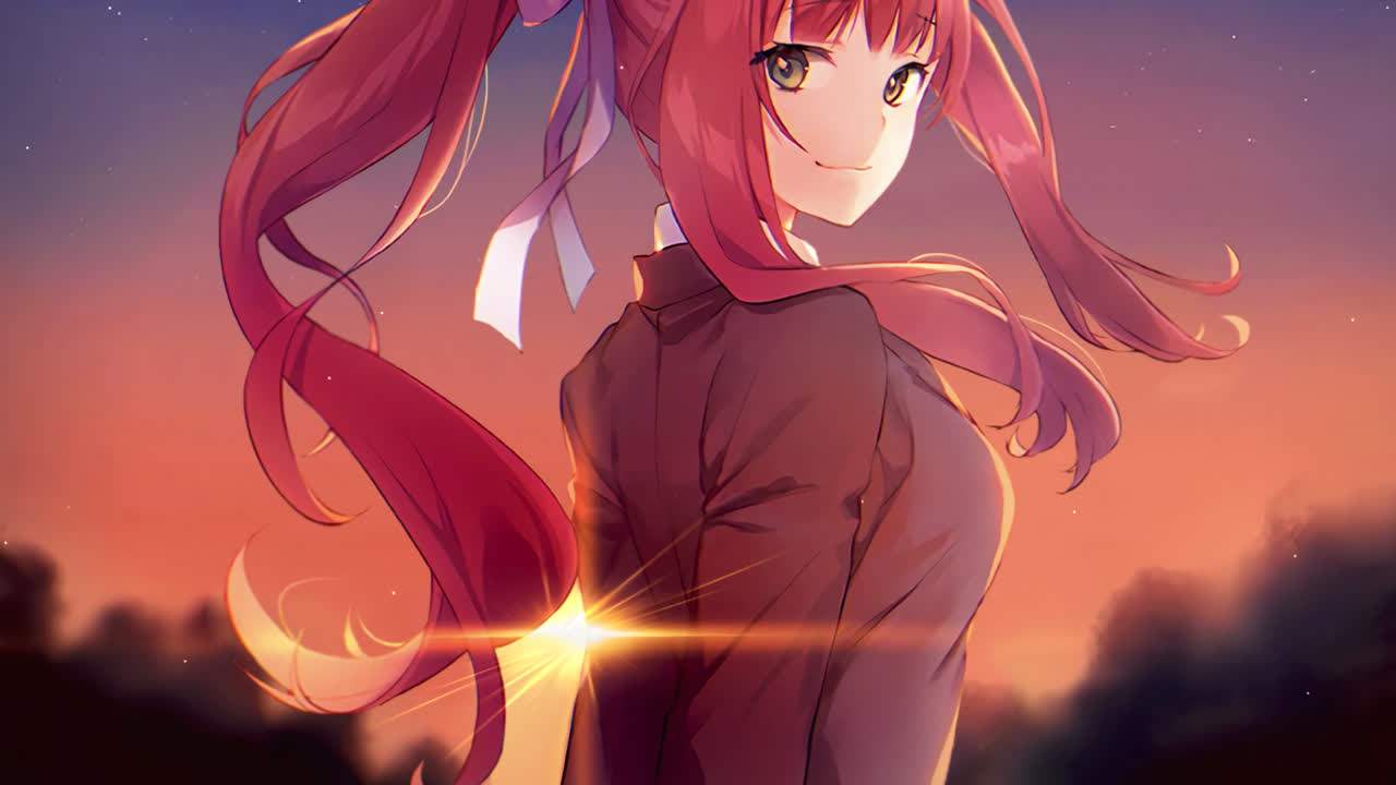 莫妮卡 (心跳文学部) [动态壁纸, 2K]