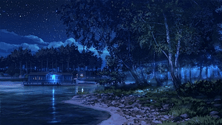 Night Island (Everlasting Summer / Бесконечное Лето) [Animated, Full HD]