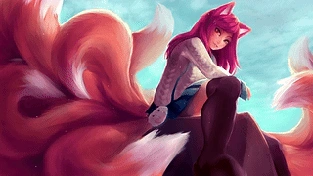阿狸 - 学院 英雄联盟 4K {插画师：Baka} 动态壁纸 | 作者：Drioyard