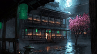 日本 · 雨中街区