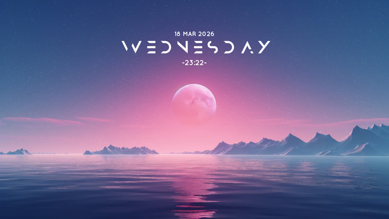 未来风格的月亮背景/futuristic moon background