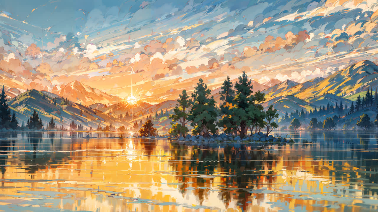 【4k】夕阳西下