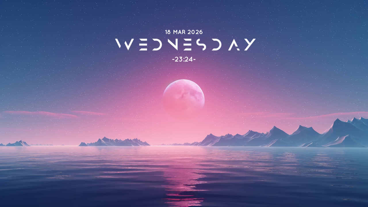 《未来感月球背景》