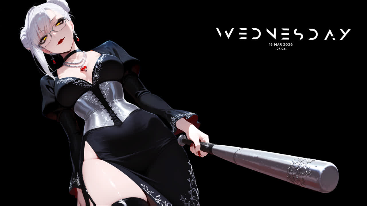 《女孩 | 深色背景 | 深色与彩色版本 | 4K》