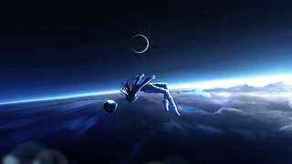 坠入太空