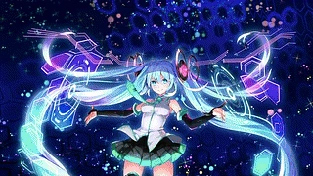 RGB初音未来 动态壁纸 | 作者：BenutzerNichtGefunden