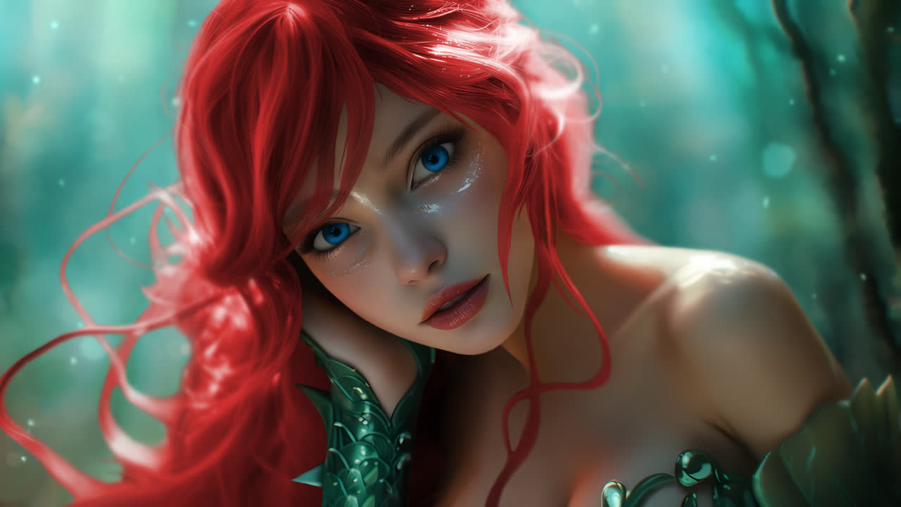 小美人鱼 AI 风格【4K】