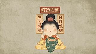 天天爆单发财仕女