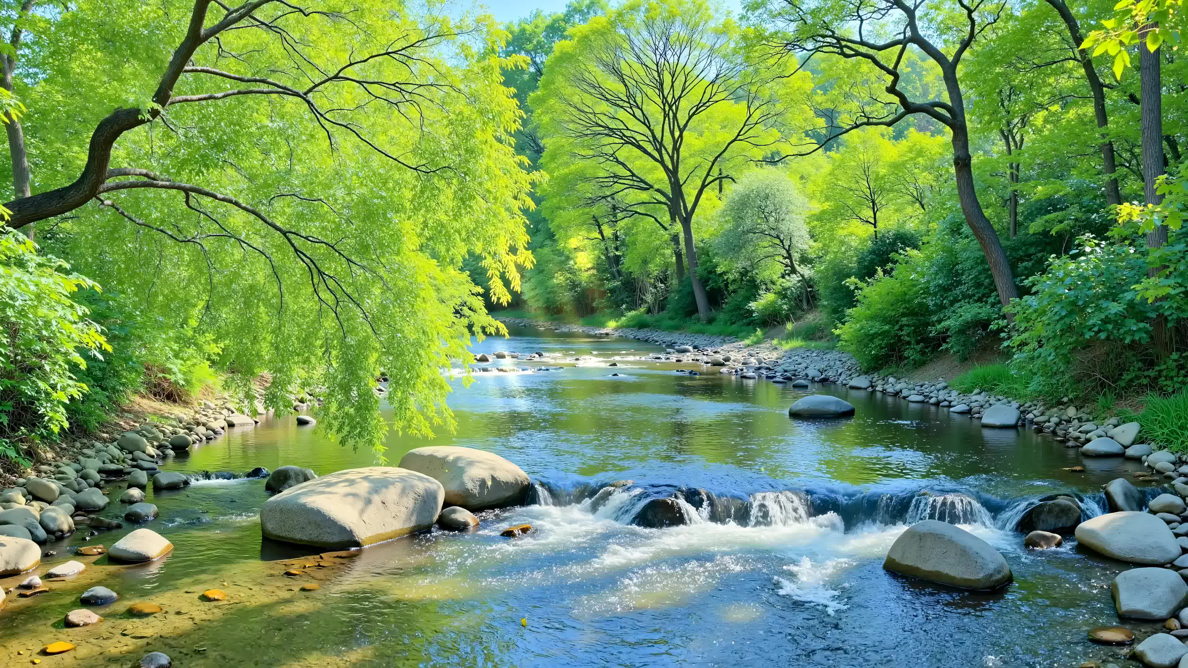 护眼溪流