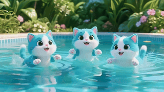 萌宠三只小猫