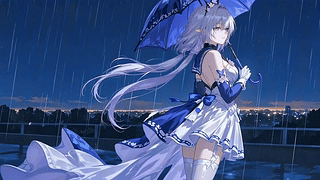 雨中遐蝶