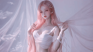 粉色系甜美女孩
