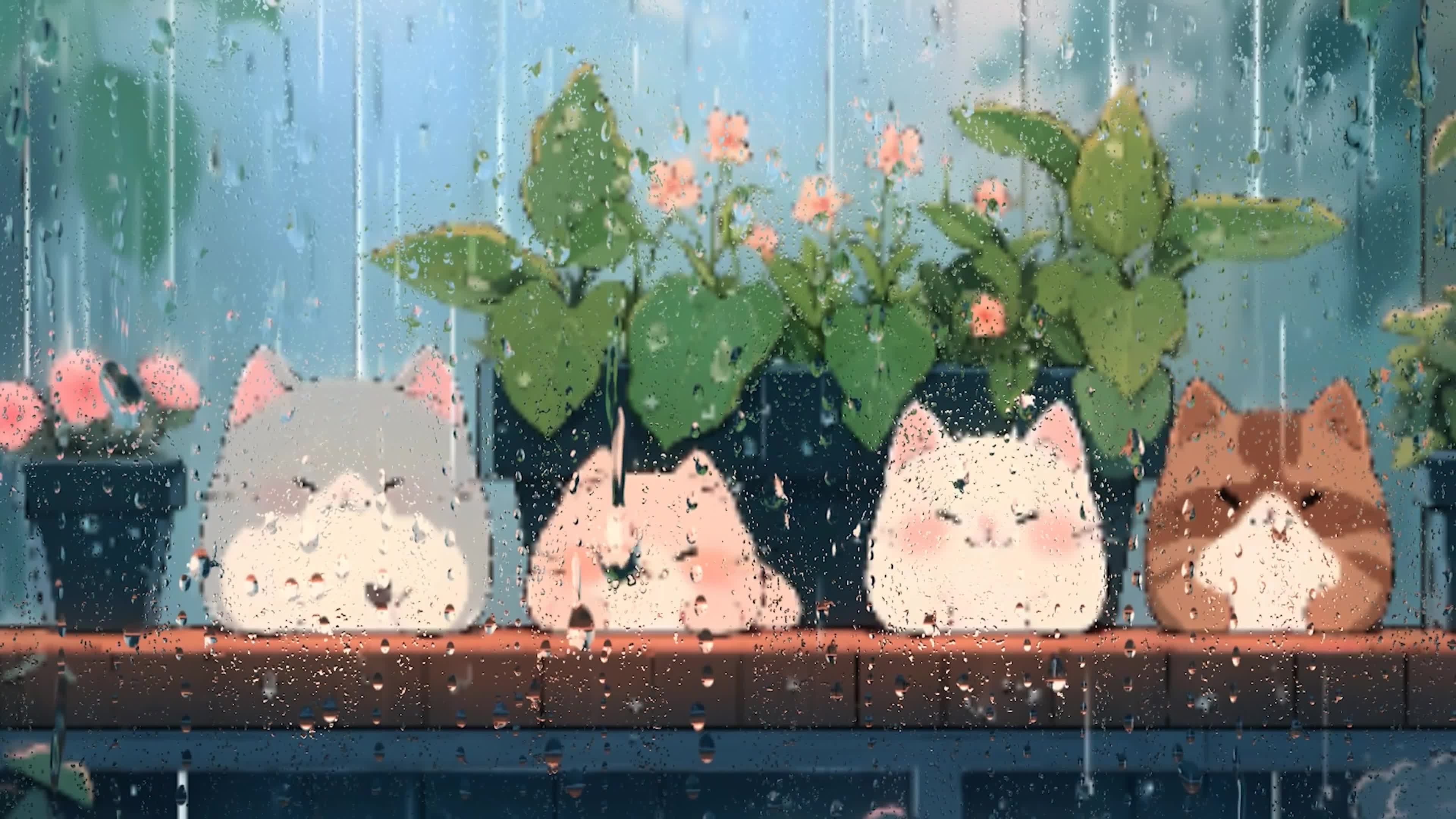 猫咪雨滴