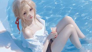泳池少女薇尔莉特