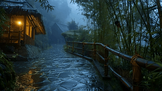 竹林村晨雨