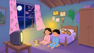 月夜童趣