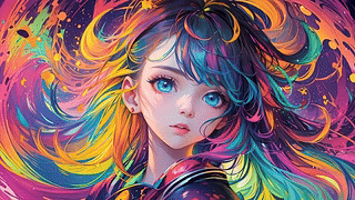 涂鸦少女