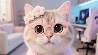 可爱的猫咪