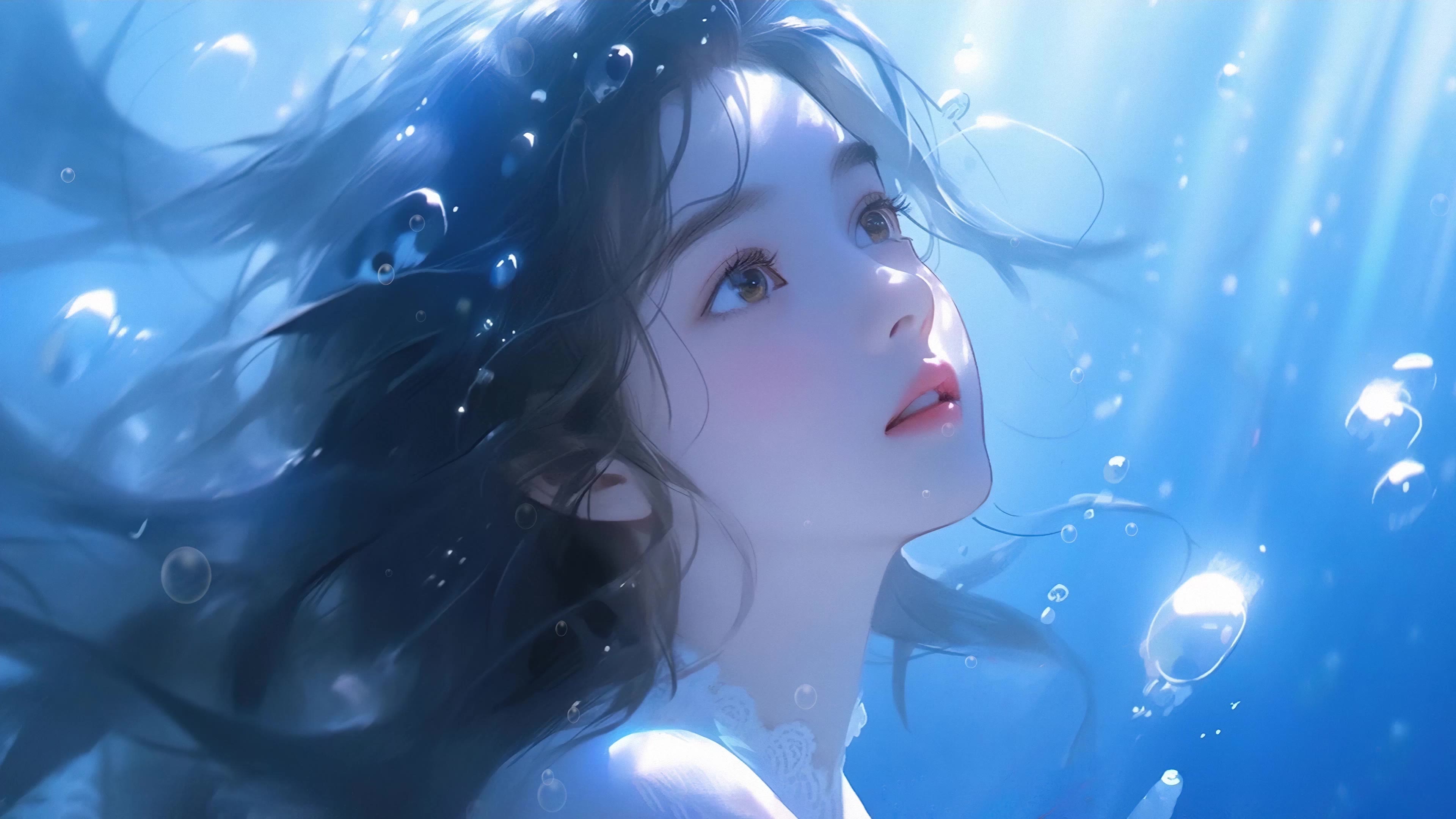 清纯海底少女