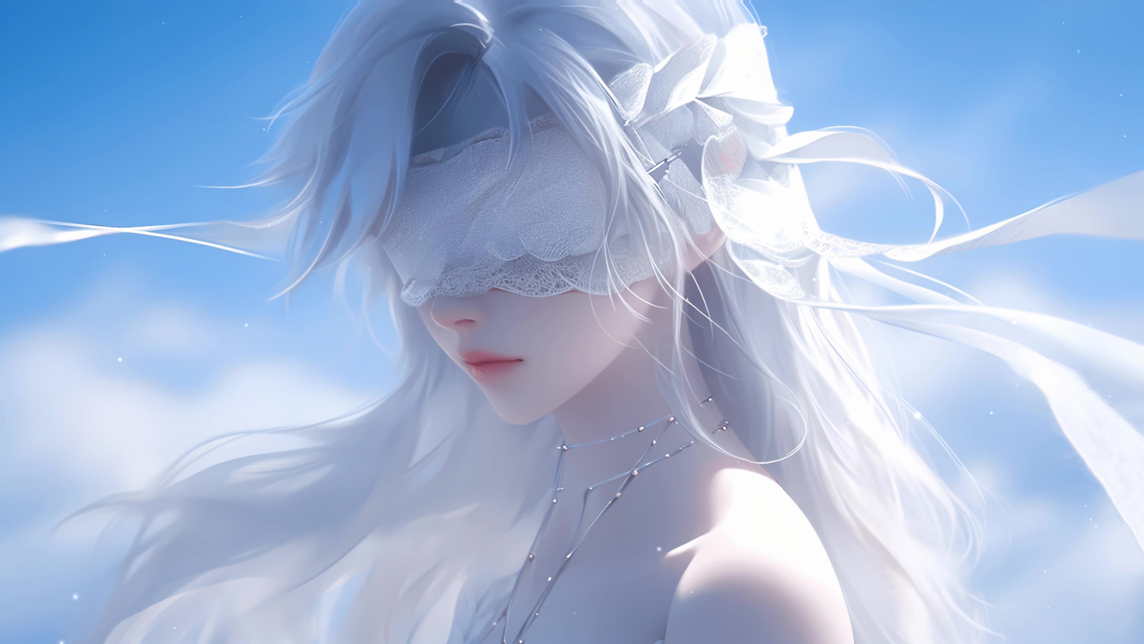 清纯性感蒙眼女神