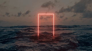 海洋中的霓虹