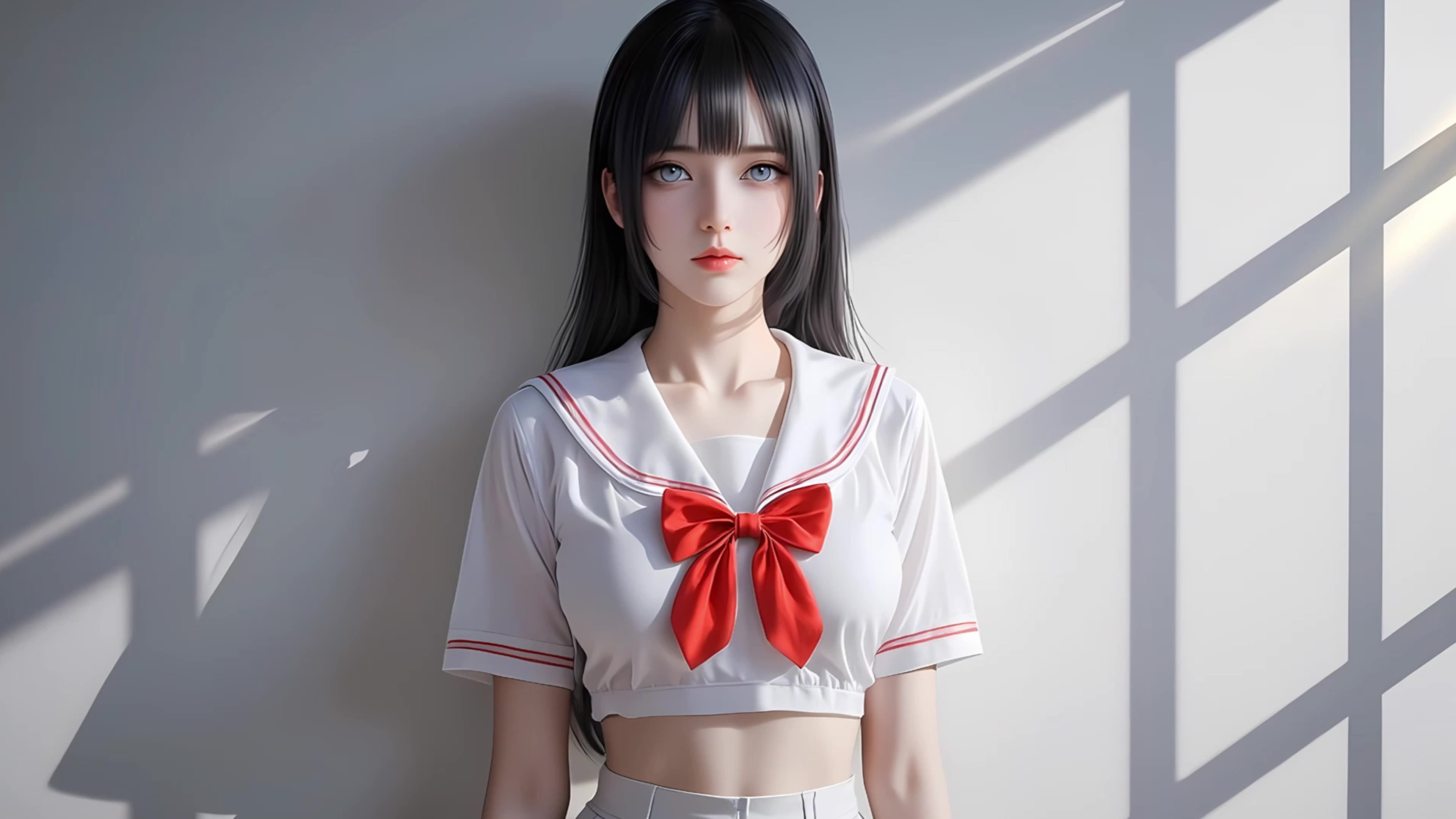 可爱制服女孩