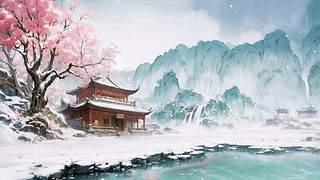 孤寒古寺