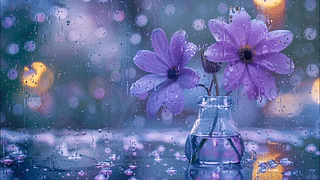 水雾小花