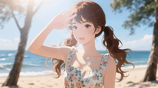 海边的少女