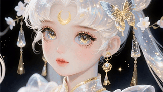 唯美插画女孩