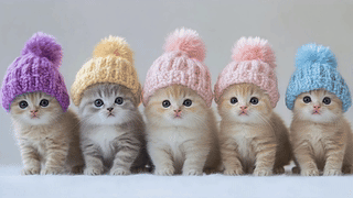 5只可爱的猫咪