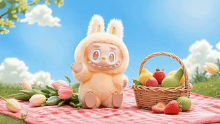 野餐的labubu