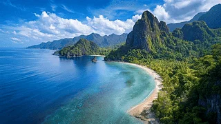 美丽的海岸风景