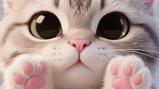 可爱猫咪怼脸