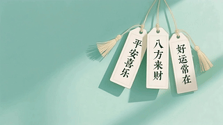 平安喜乐八方来财好运常在