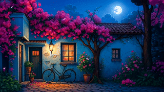 月下小屋
