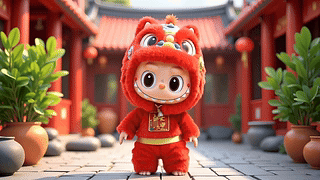 喜庆拉布布