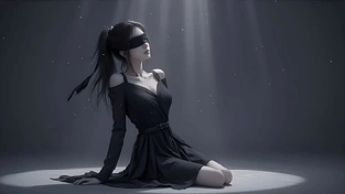 黑衣美女 动态壁纸 | 作者：守望者